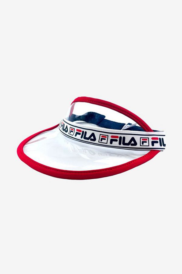 Fila Golfová Čiapka Biele / Červené - Clear Bill Vypredaj - Slovakia 48097-ZGTH